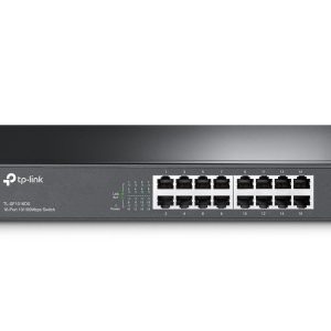 TP-Link TL-SF1016DS dispositivo de redes No administrado Fast Ethernet (10/100) 1U Negro