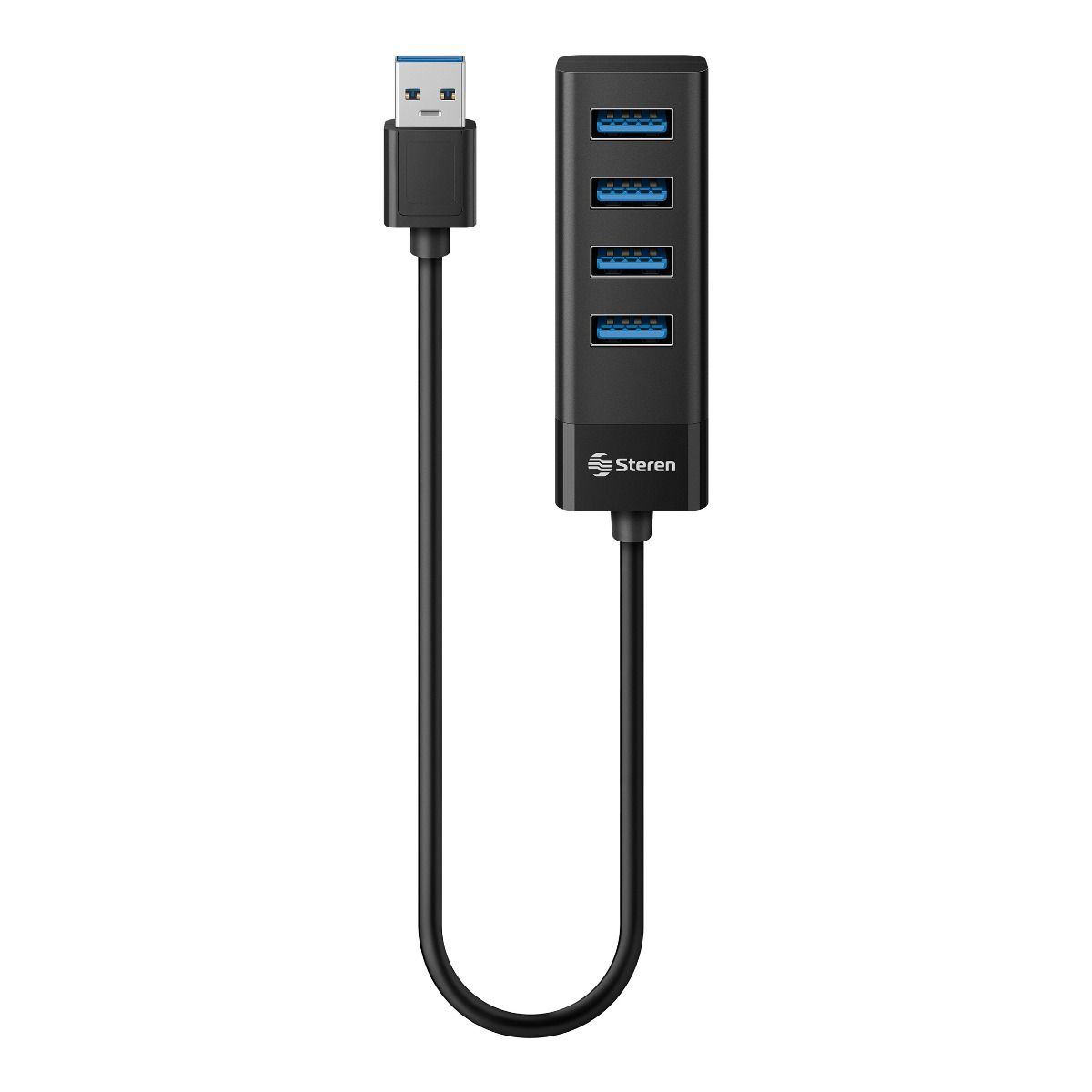 Steren USB-5234 nodo concentrador USB 3.2 Gen 1 (3.1 Gen 1) Type-A 5000 Mbit/s
