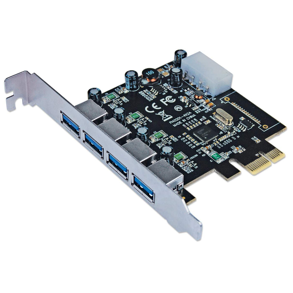 Manhattan Tarjeta PCI express USB 3.0 de 4 puertos