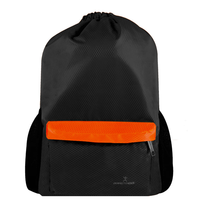 Perfect Choice PC-084730 mochila Mochila deportiva Negro, Naranja Poliéster