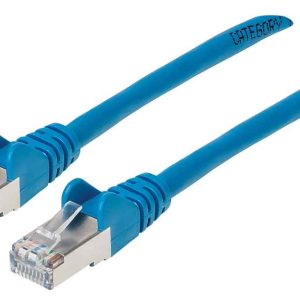 Intellinet Cable de Red Cat6a S/FTP, 30 cm, Azul