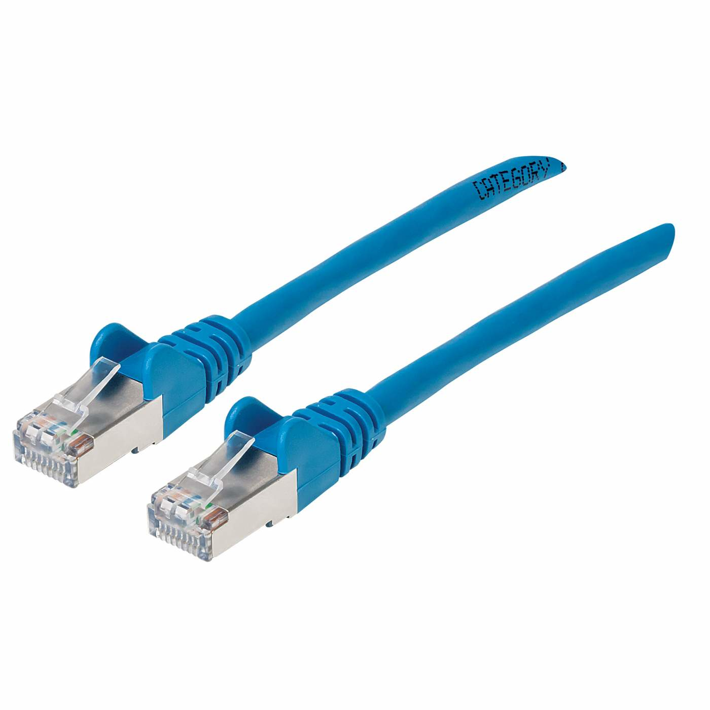 Intellinet Cable de Red Cat6a S/FTP, 0.9 m, Azul