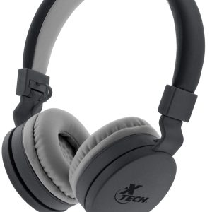 Xtech XTH-340 audífono y auriculare Auriculares Alámbrico Diadema Llamadas/Música Negro, Gris
