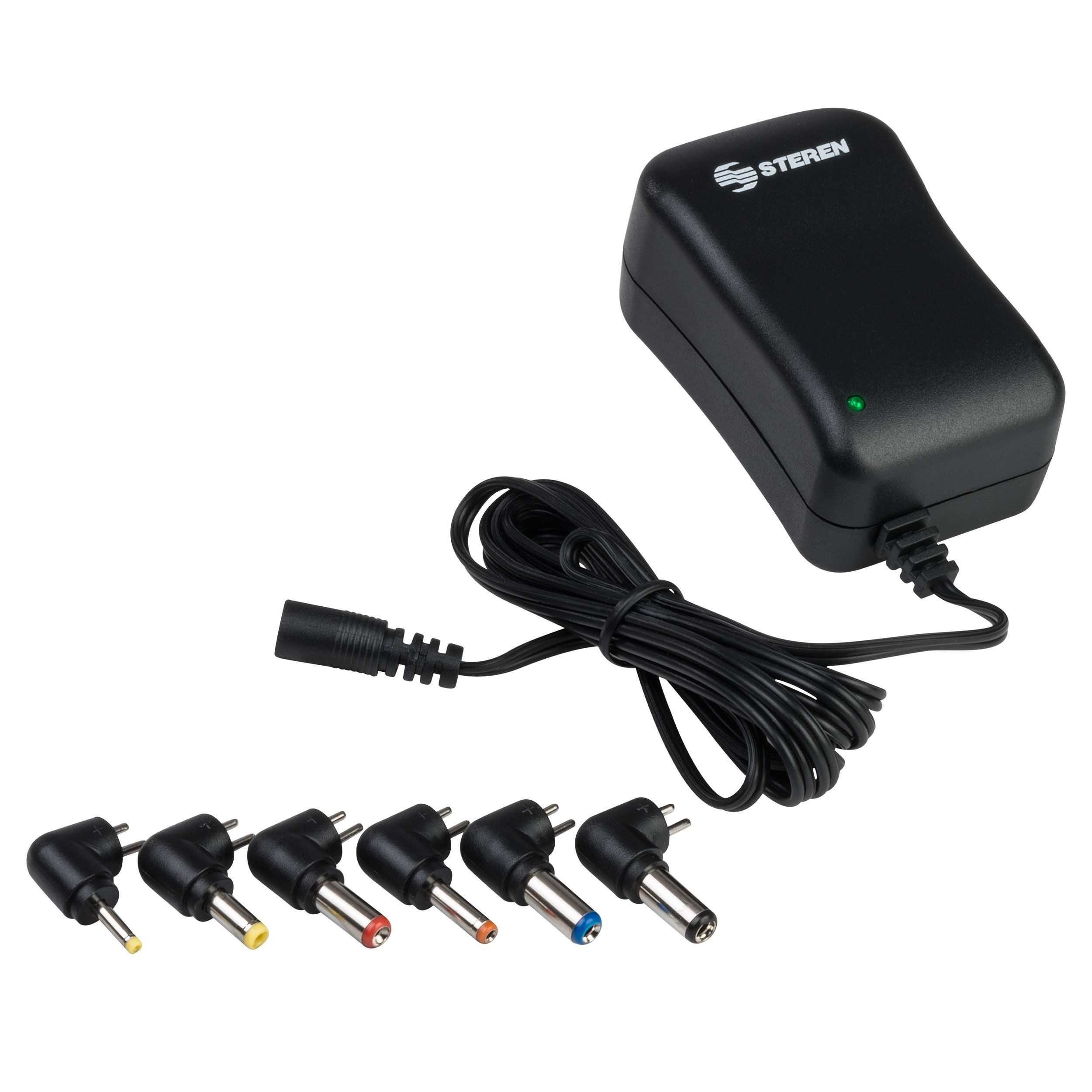 Steren ELI-1200 adaptador e inversor de corriente Interior 20 W Negro