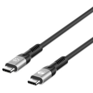 Manhattan 356374 cable USB USB4 Gen 3x2 1 m USB C Negro