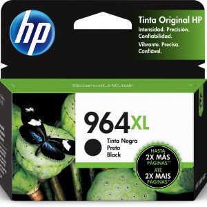 HP Cartucho original de tinta de alto rendimiento 964XL negro