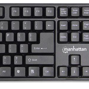 Manhattan 178990 teclado Ratón incluido Universal RF inalámbrico Negro