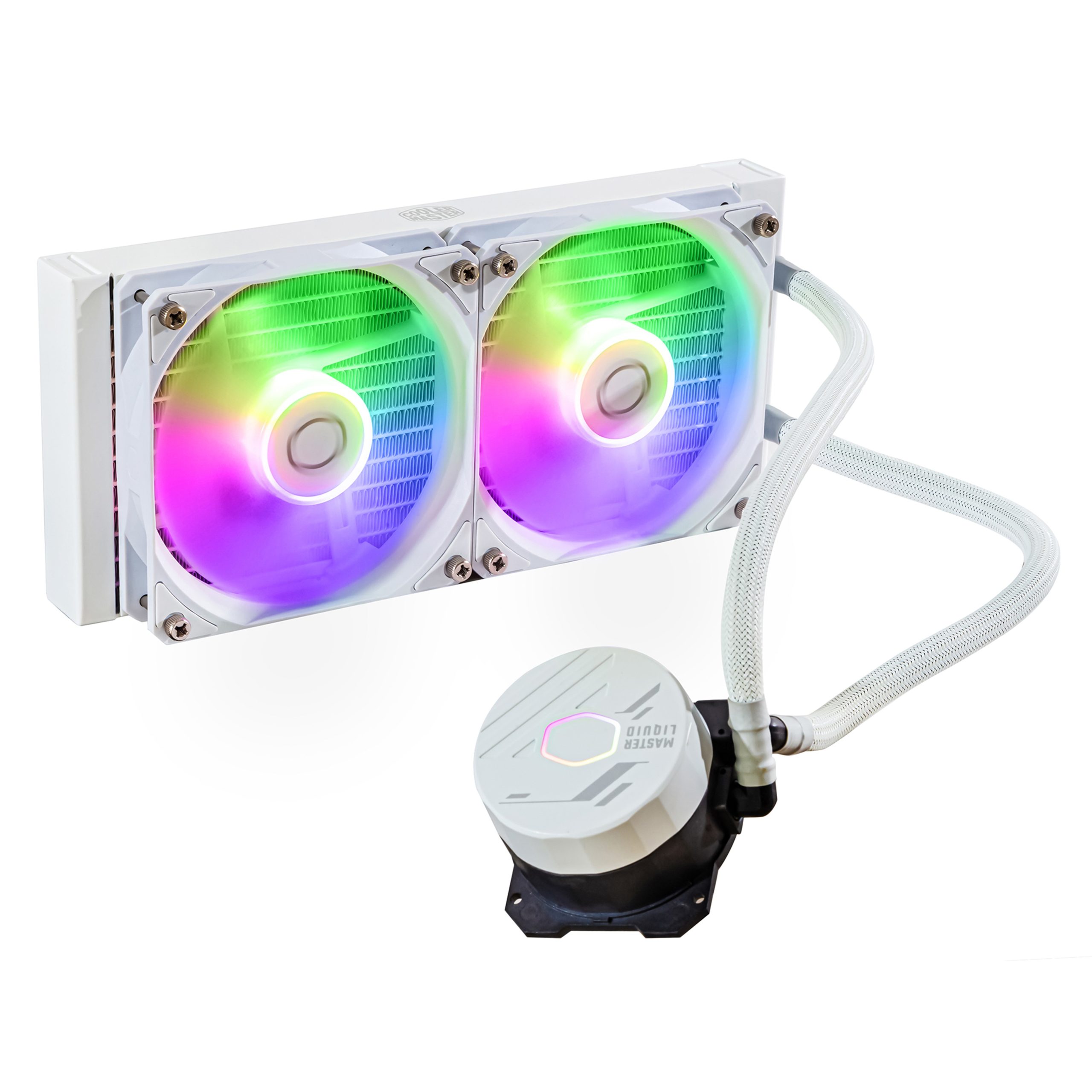 Cooler Master MasterLiquid 240L Core ARGB White Procesador Kit de enfriamiento líquido 12 cm Blanco