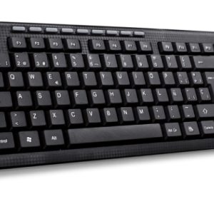 TechZone TZ19COMB01-LA teclado Ratón incluido Oficina USB QWERTY Español Negro