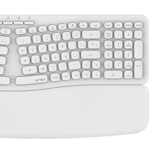 Acteck Creator Ultra Confort MK650 teclado Ratón incluido Hogar / Oficina RF inalámbrico QWERTY Español Blanco
