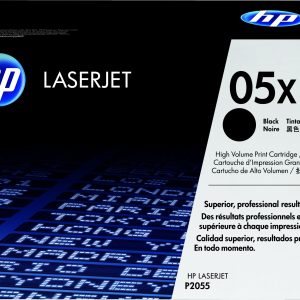 HP Cartucho original de tóner negro de alto rendimiento 05X LaserJet