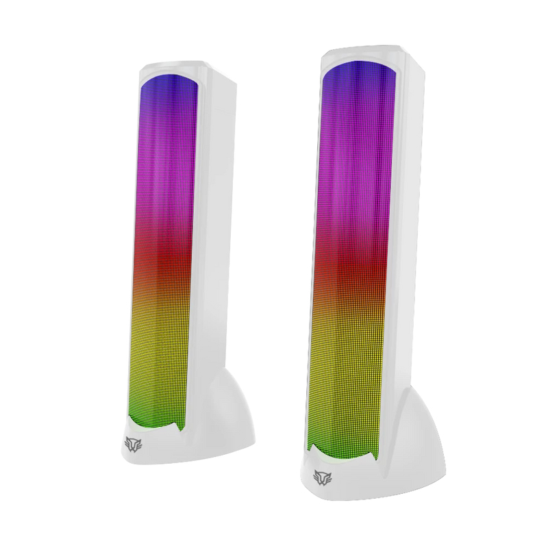 Balam Rush Glimm Tower BG575 De 1 vía Blanco Inalámbrico y alámbrico 10 W