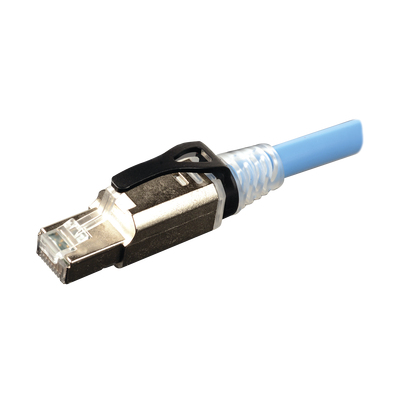 Siemon ZP1-6AS-01S conector RJ-45 Negro, Plata