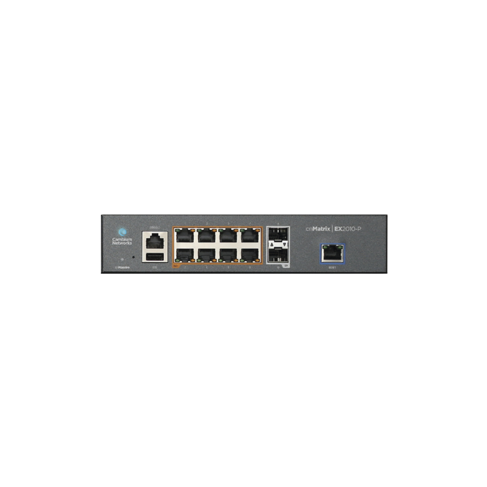 Cambium Networks EX2010P Gestionado L2 Gigabit Ethernet (10/100/1000) Energía sobre Ethernet (PoE) 1U Gris