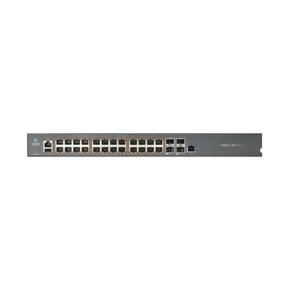 Cambium Networks EX2028P Gestionado L2 Gigabit Ethernet (10/100/1000) Energía sobre Ethernet (PoE) 1U Gris
