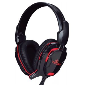 Yeyian Tempest 2000 Auriculares Alámbrico Diadema Juego Negro, Rojo