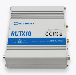 Teltonika RUTX10 router inalámbrico Gigabit Ethernet Doble banda (2,4 GHz / 5 GHz) Blanco