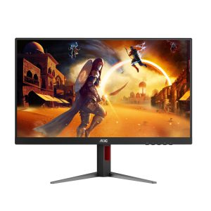 Monitor Gamer AOC 27G4 27", 1920 x 1080 Pixeles, Full HD, LCD, Negro/ Rojo