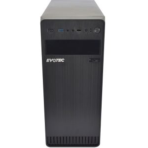 Evotec EV-1004 gabinete de computadora Escritorio Negro 600 W