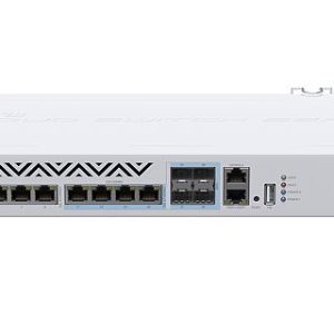 Mikrotik CRS312-4C+8XG-RM dispositivo de redes Gestionado L3 10G Ethernet (100/1000/10000) 1U Blanco