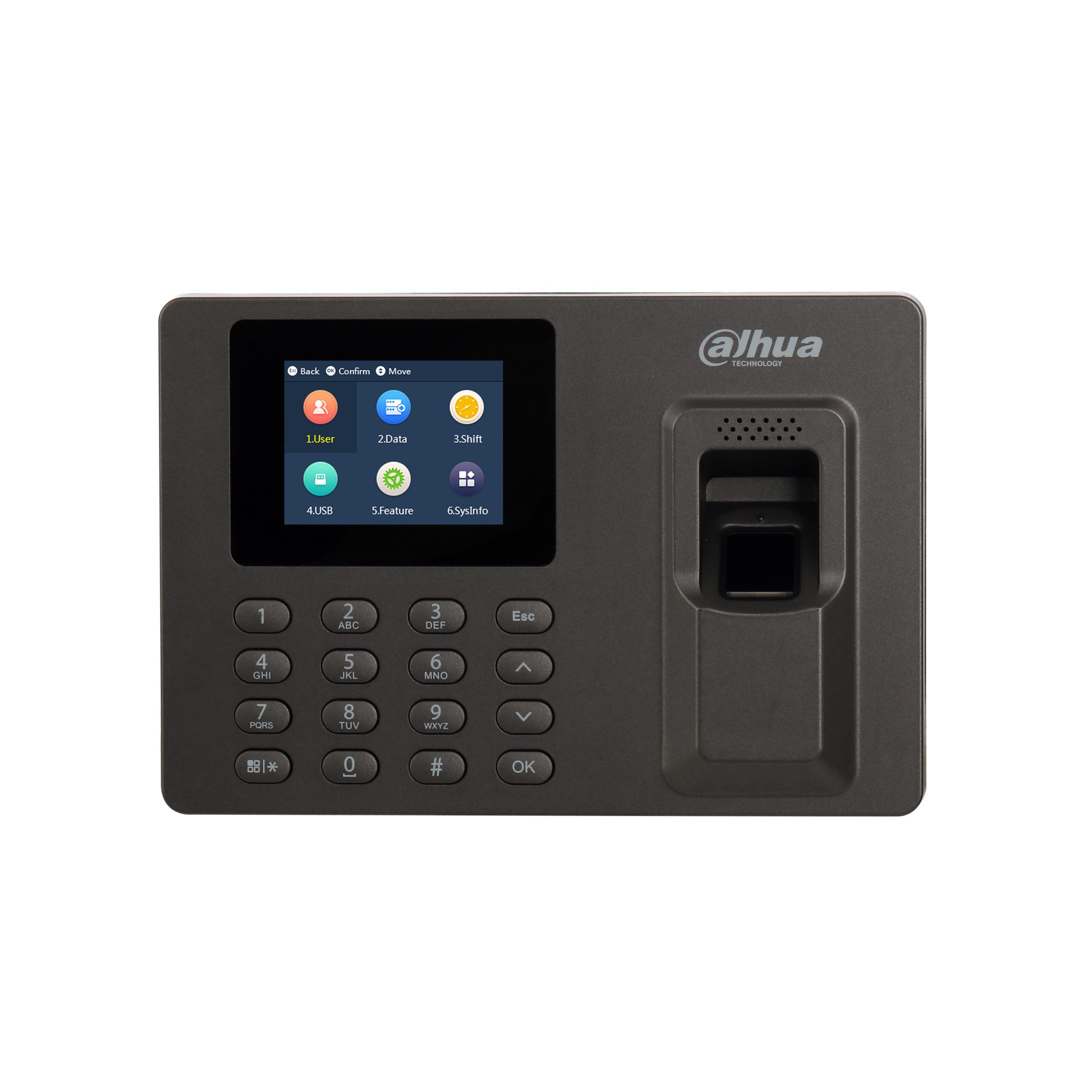 Dahua Technology ASA1222E lector de control de acceso Lector de control de acceso básico Negro