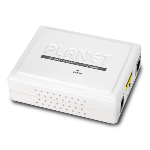 PLANET POE-162S divisor de red Energía sobre Ethernet (PoE) Blanco