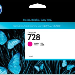 HP Cartucho de tinta DesignJet 728 magenta de 130 ml