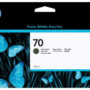 HP Cartucho de tinta DesignJet 70 de 130 ml negro mate