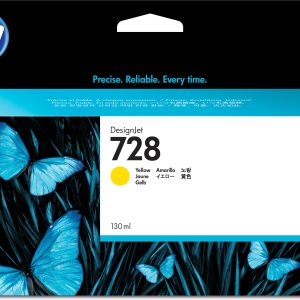 HP Cartucho de tinta DesignJet 728 amarillo de 130 ml
