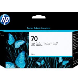 HP Cartucho de tinta DesignJet 70 de 130 ml negro fotográfico