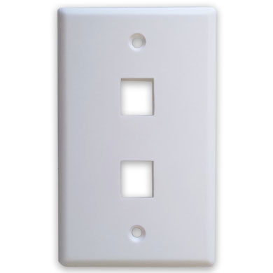 BRobotix 251702 placa de pared o cubierta de interruptor Blanco