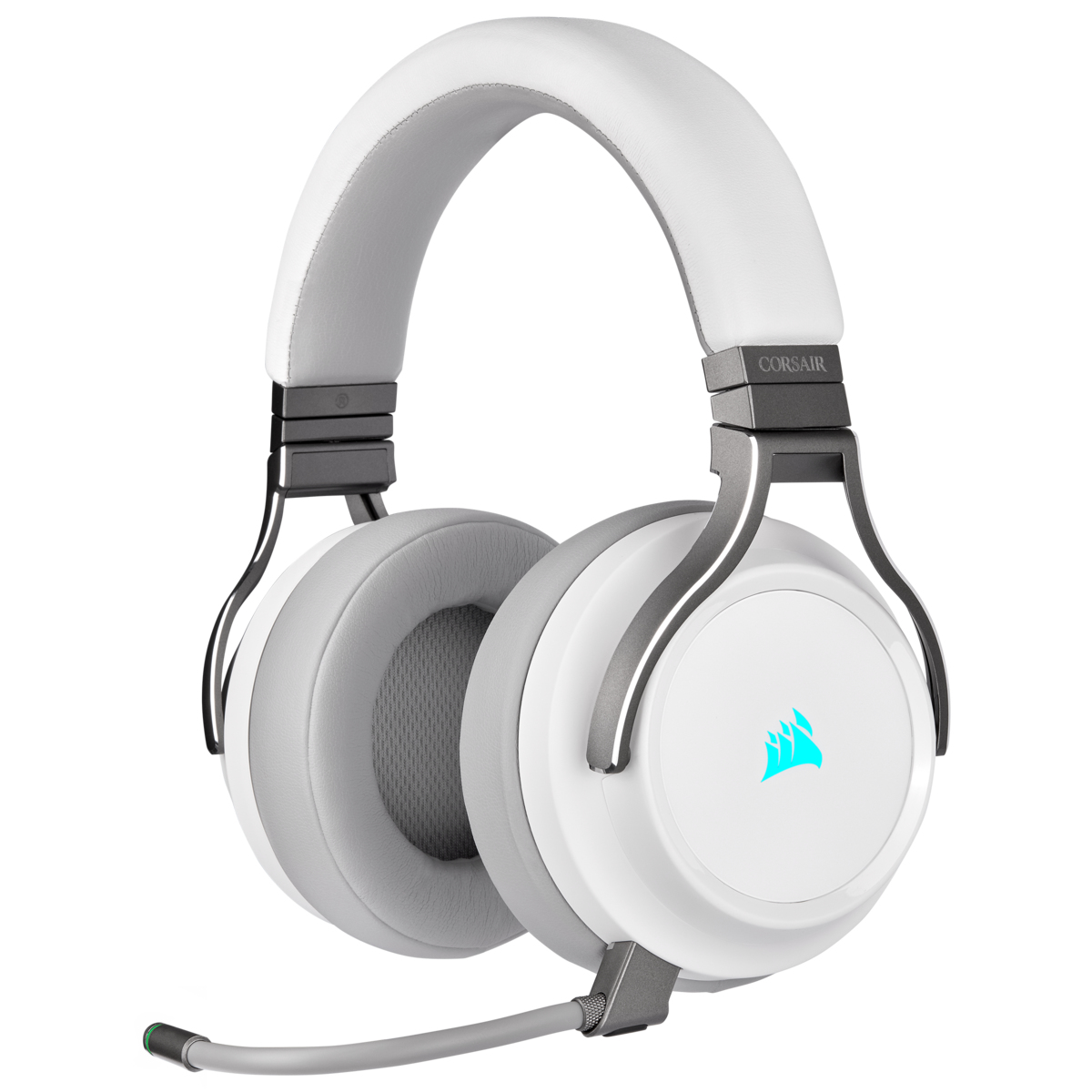 Corsair Virtuoso RGB Wireless Auriculares Inalámbrico y alámbrico Diadema Juego MicroUSB Blanco
