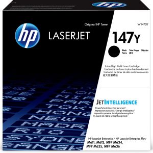 HP Cartucho de tóner original LaserJet 147Y de extraalto rendimiento, negro