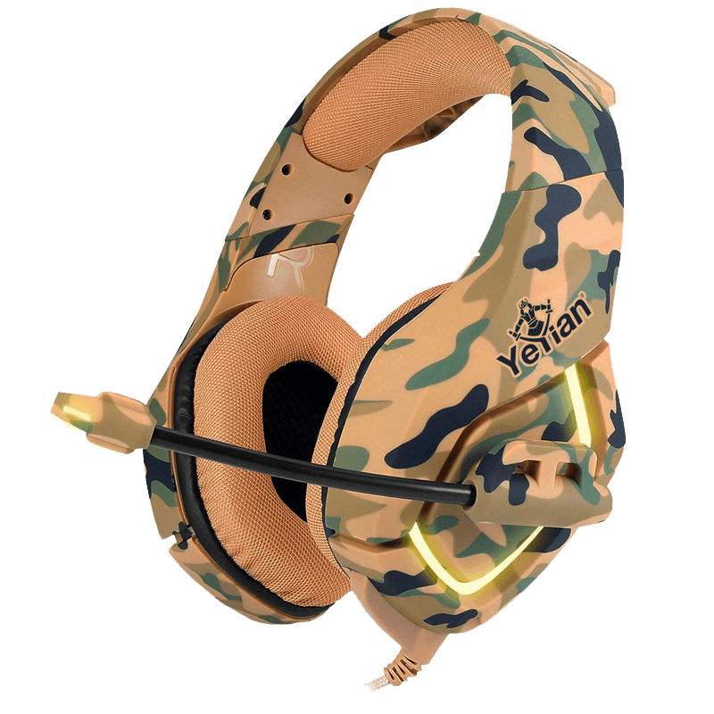 Yeyian YDF-33401D audífono y auriculare Auriculares Alámbrico Diadema Juego Camuflaje