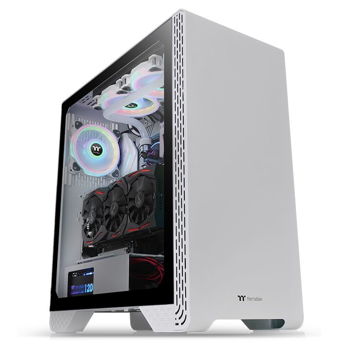 Thermaltake S300 TG Snow Midi Tower Blanco