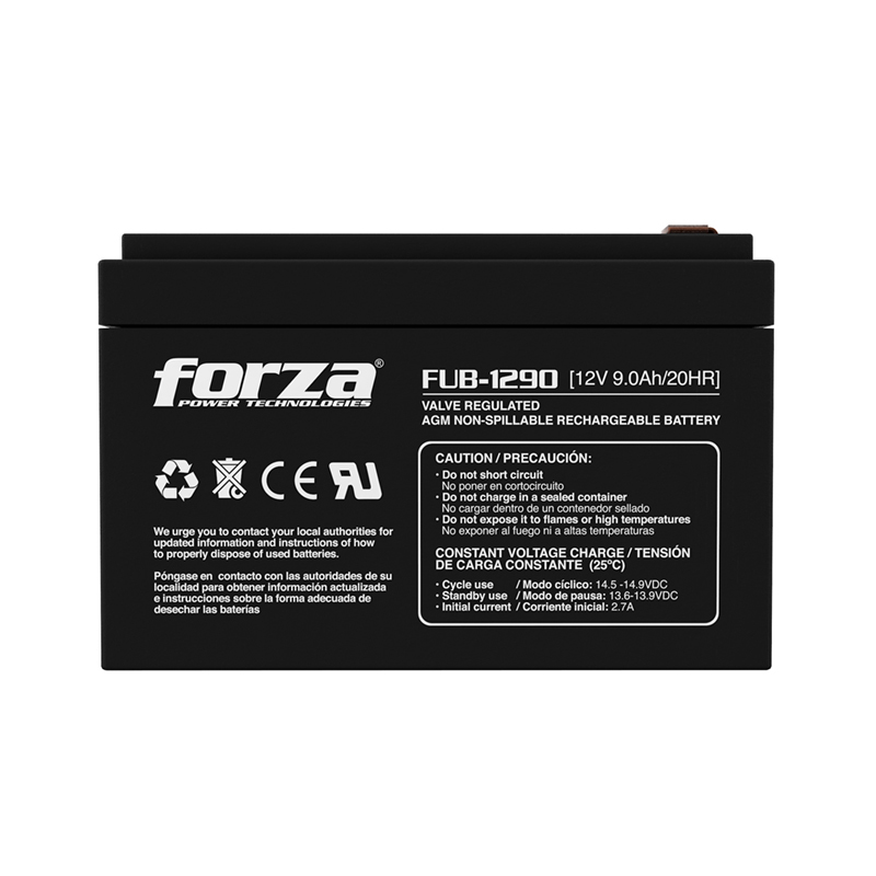 Forza FUB-1290 batería para sistema UPS Sealed Lead Acid (VRLA) 12 V 9 Ah