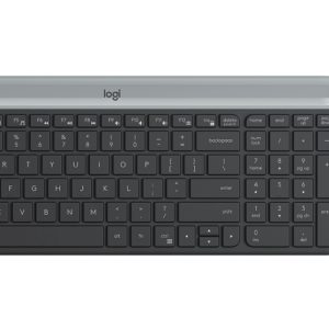 Logitech Slim Wireless Combo MK470 teclado Ratón incluido Oficina RF inalámbrico Blanco