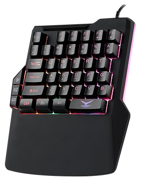 Naceb Technology Atheris teclado Juego USB Inglés Negro