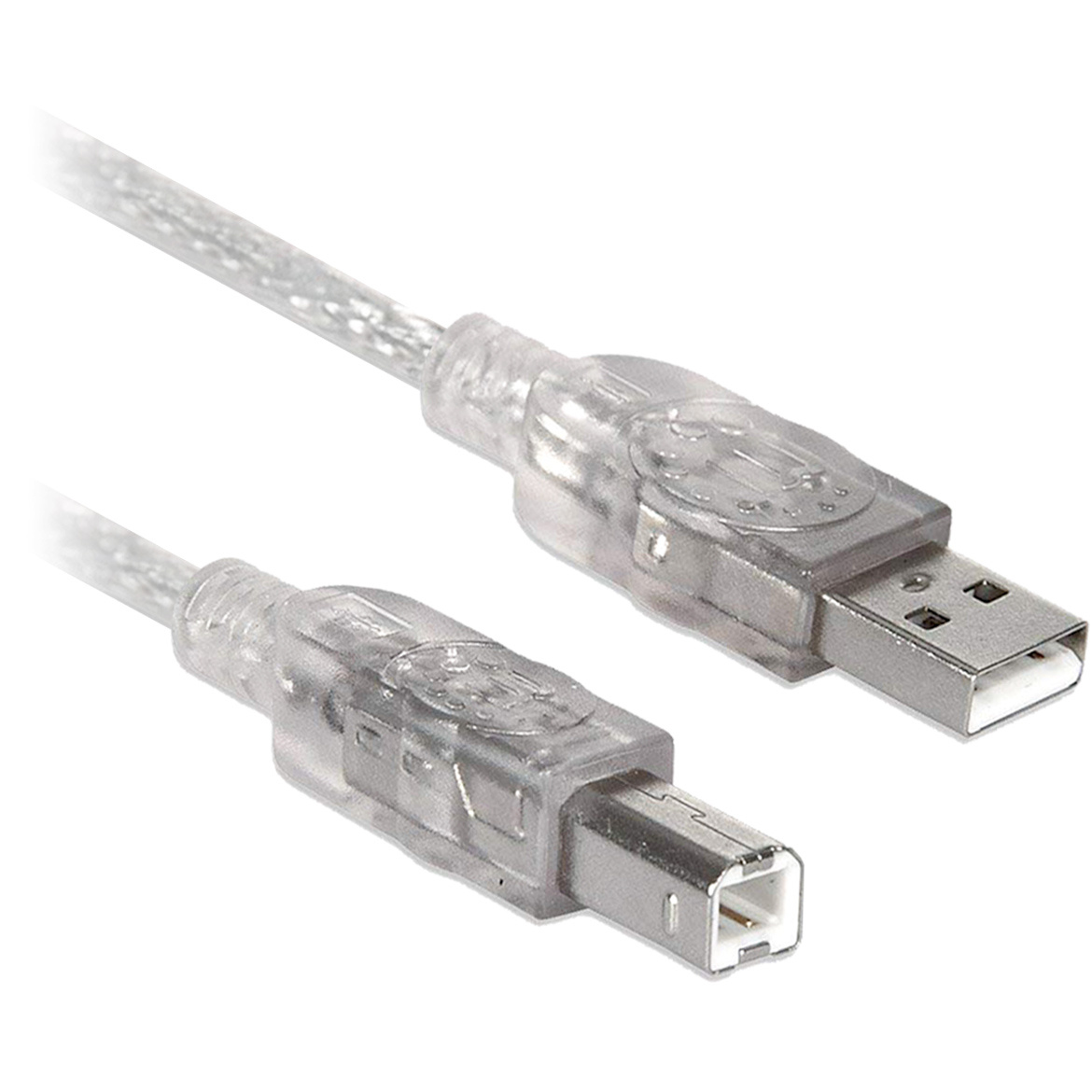 BRobotix 102366 cable USB USB 1.1 4.5 m USB A USB B Translúcido