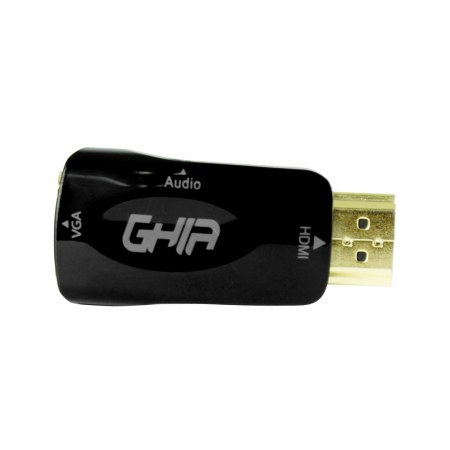 Ghia ADAP-1 cambiadores de género de cables HDMI Type A (Standard) VGA (D-Sub) + 3,5mm