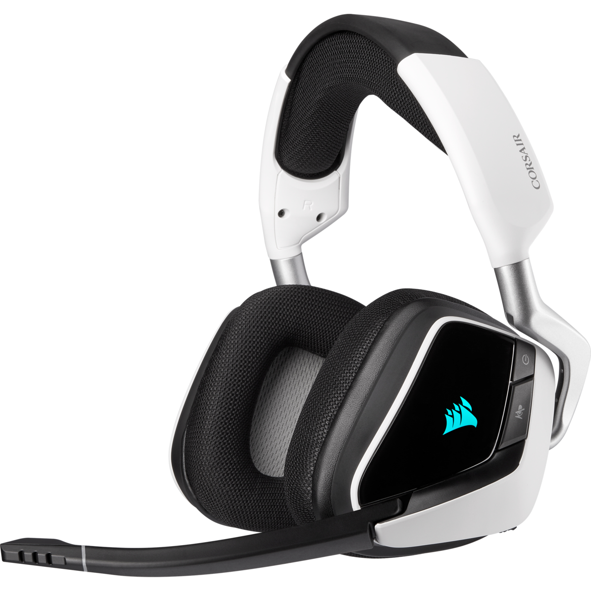 Corsair Void RGB Elite Wireless Auriculares Inalámbrico Diadema Juego Negro, Blanco
