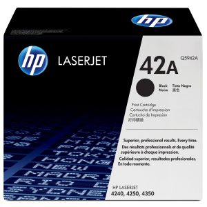 HP Cartucho original de tóner negro de alto rendimiento 42X LaserJet