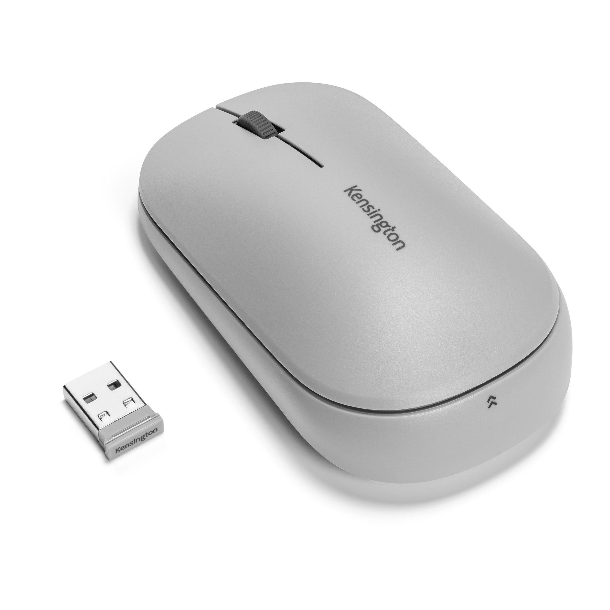 Kensington Mouse con conexión inalámbrica dual SureTrack™ (gris)