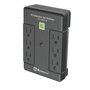 Koblenz PV-2500 D regulador de voltaje 6 salidas AC Negro