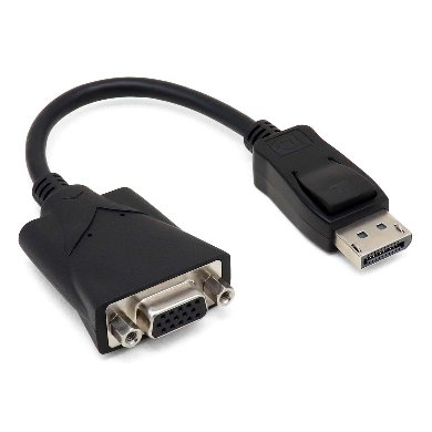 BRobotix 104529 adaptador de cable de vídeo 0.12 m DisplayPort USB tipo A Negro