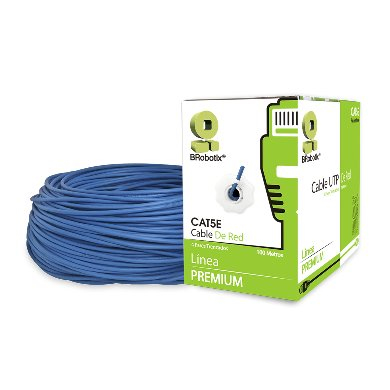 BRobotix 400052 cable de red Azul 100 m Cat5e U/UTP (UTP)