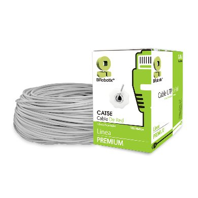BRobotix 400052G cable de red Gris 100 m Cat5e U/UTP (UTP)