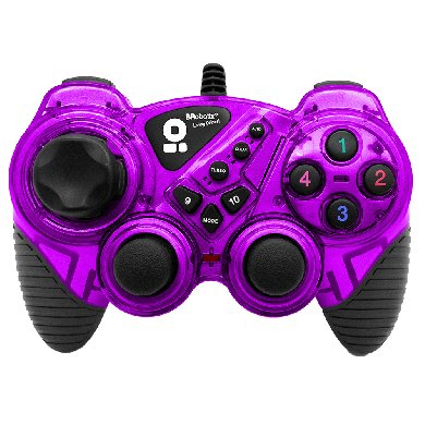 BRobotix 751899M control de juego Púrpura USB 2.0 Gamepad PC, Playstation 3