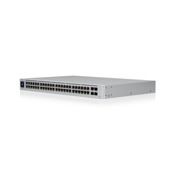 Ubiquiti UniFi USW-48-POE dispositivo de redes Gestionado L2 Gigabit Ethernet (10/100/1000) Energía sobre Ethernet (PoE) 1U Acero inoxidable