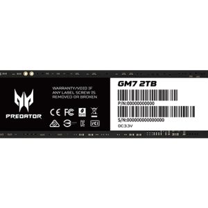 Acer Predator GM7 2 TB M.2 PCI Express 4.0 NVMe